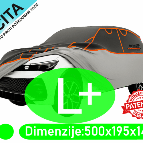 Avtopokrivalo MAX 2 Premium Hybrid za L SUV vozila – 7 mm zaščita pred točo, dežjem in UV žarki