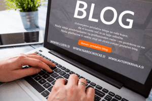 Autótakaró blog laptopon – SEO tartalom