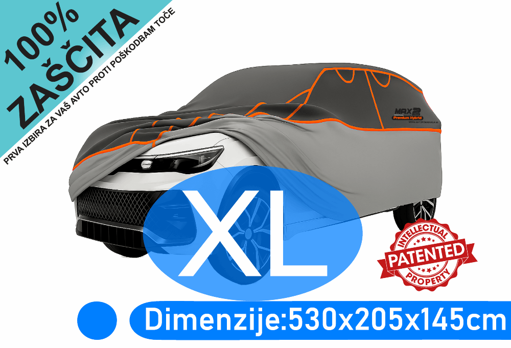 Avtopokrivalo MAX 2 za suv/van – mere velikosti XL