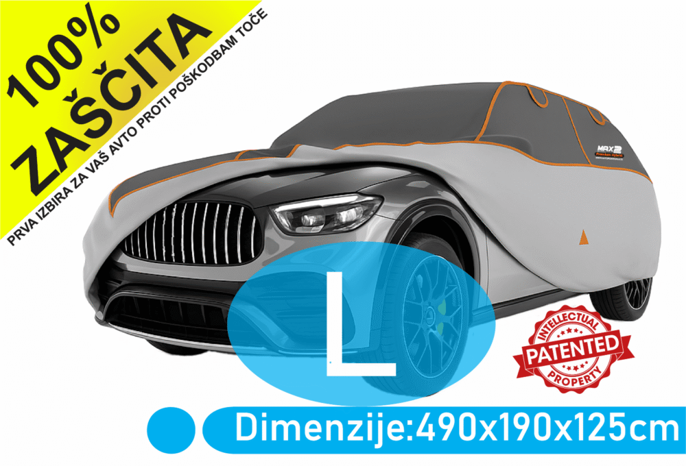 Avtopokrivalo MAX 2 Premium Hybrid za karavan vozila – 7 mm zaščita pred točo, dežjem in UV žarki