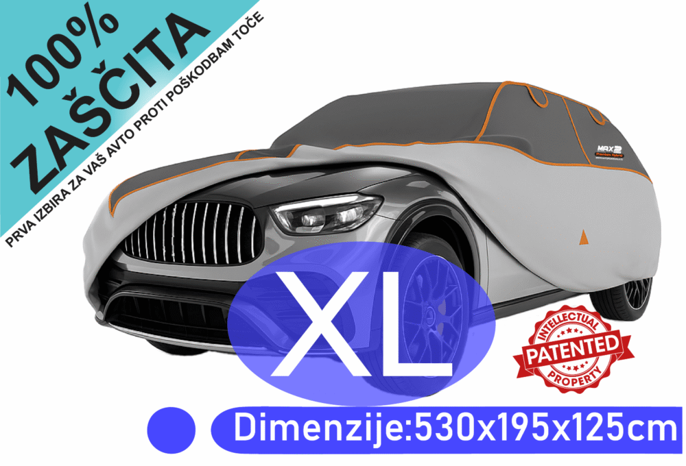 Avtopokrivalo MAX 2 Premium Hybrid za karavan vozila – 7 mm zaščita pred točo, dežjem in UV žarki